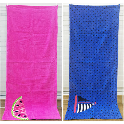 48x110cm 外贸清仓纯棉全棉 实用大小毛巾枕巾小浴巾 (瑕疵处理)