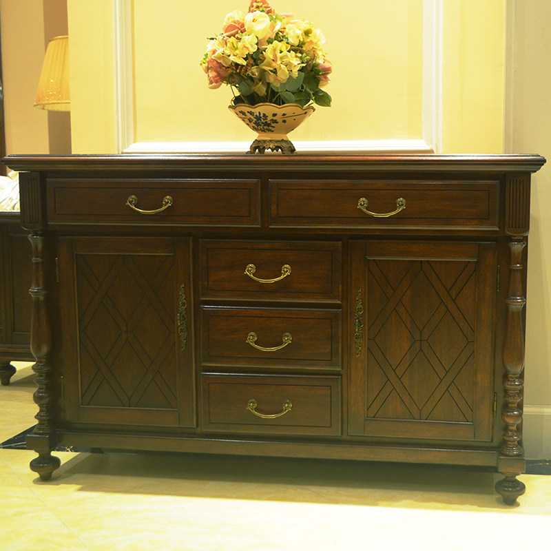 美式歐式家具全實木進口櫻桃木鄉村餐邊櫃儲物櫃玄關櫃多鬥櫃邊櫃在類目 住宅傢俱, 櫃類, 餐邊櫃中 - 來自Buy2taobao.com提供專業的淘寶代購服務