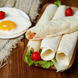 墨西哥鸡肉卷饼皮8英寸冷冻面饼鸡肉卷皮面皮整箱 12片/包192片