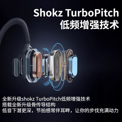 SHOKZ韶音S810 OpenRun Pro骨传导蓝牙耳机运动型无线跑步挂耳式