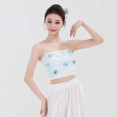 古典舞蹈服吊带可外穿练功演出服