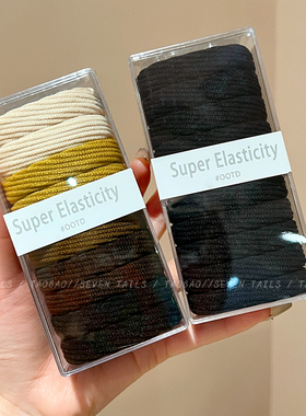 气质高弹力耐用无接缝头绳女2026新款不伤发高马尾发绳高级感发饰