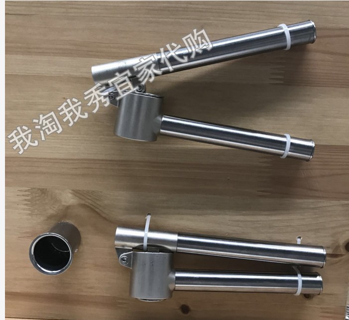 IKEA宜家康吉思压蒜器不锈钢姜汁榨取器捣碎蒜蓉机蒜泥机国内代购