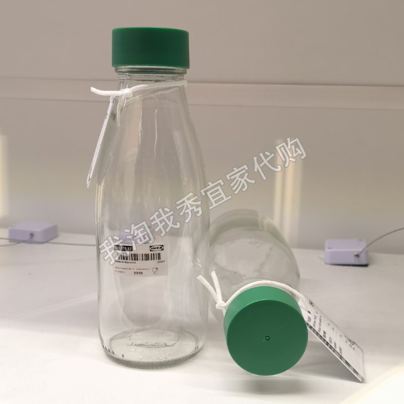 斯坝唐水瓶透明玻璃绿色玻璃杯