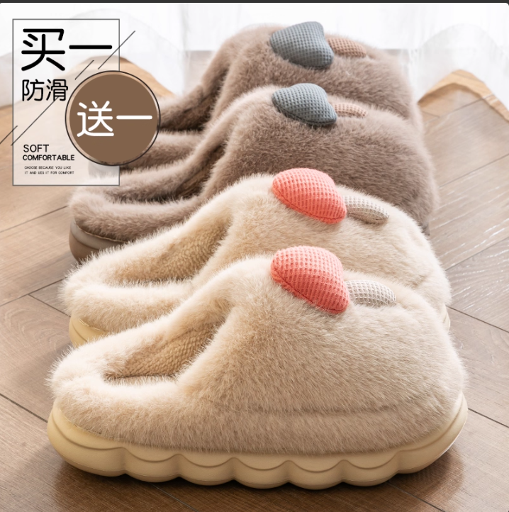 情侣棉拖鞋女款2025新款冬季