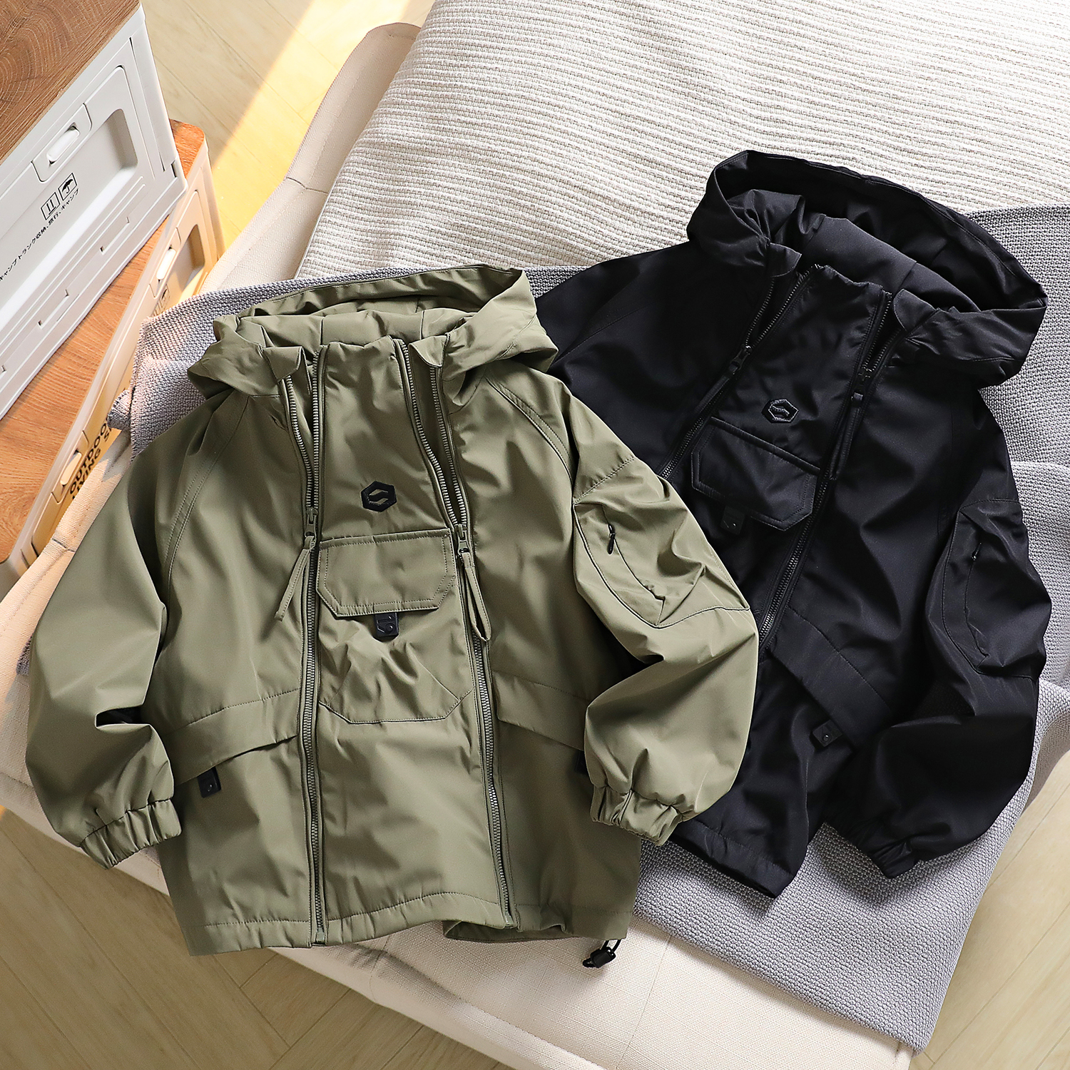 男童加绒加厚棉服外套儿童冬装防风冲锋衣中大童保暖棉衣2025新款