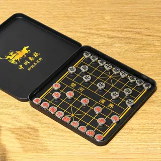 磁吸中国象棋小学生儿童磁力迷你国际象棋益智初学者便携旅行休闲