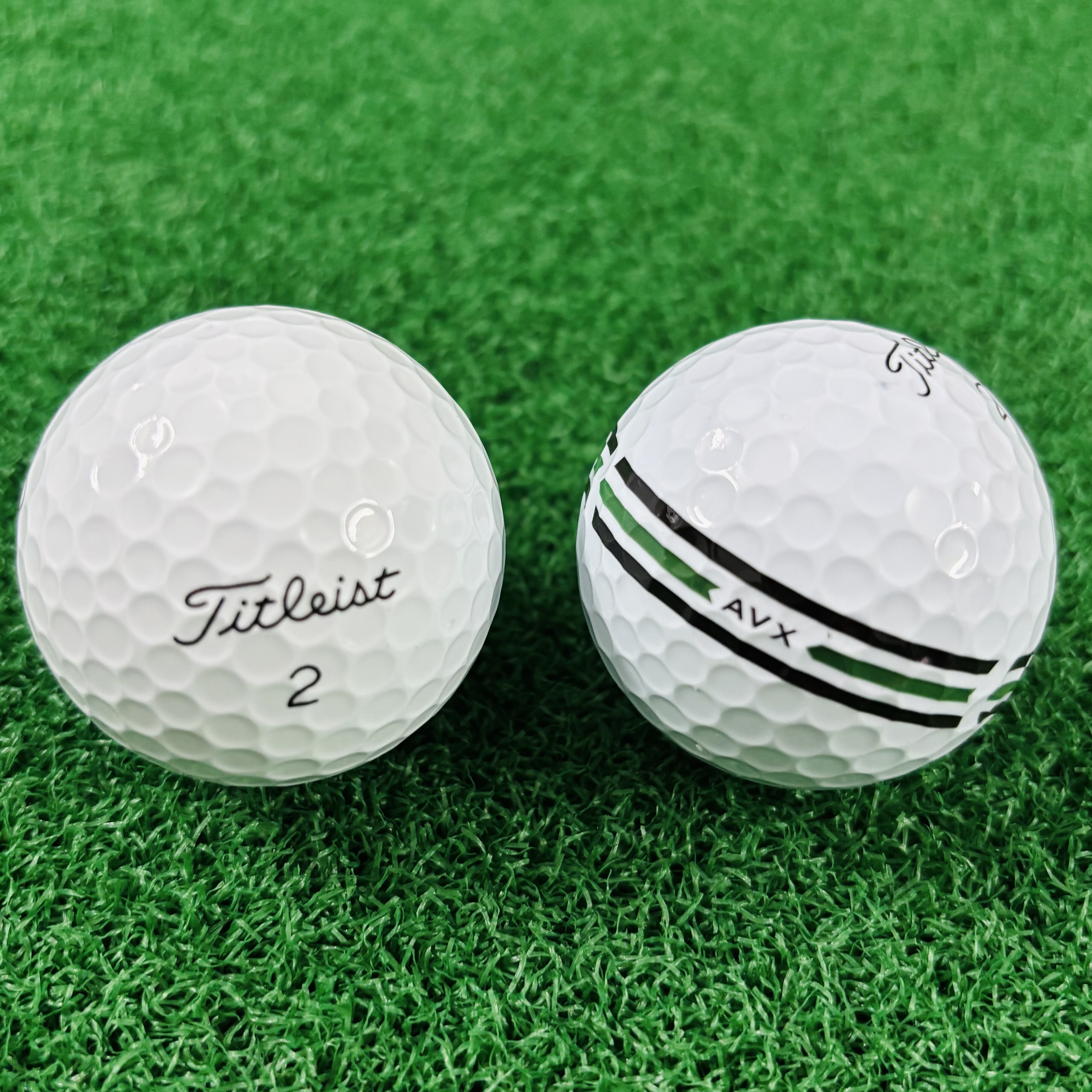 高尔夫球三层球Titleist AVX新款二手球远距离球优质下场比赛用球