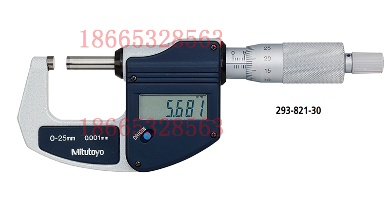 日本三丰Mitutoyo数显外径千分尺0-25mm 高精度293-821-30