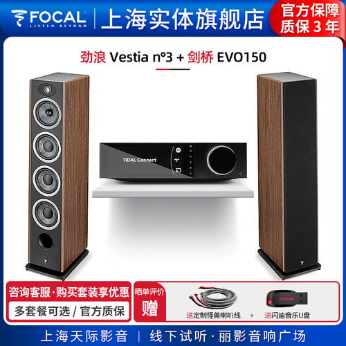 劲浪Focal发烧HIFI落地音箱套装