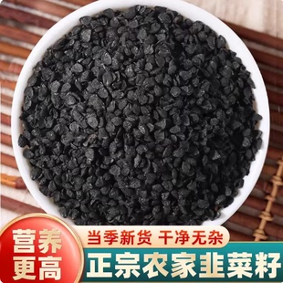 野生韭菜籽中药材正品 野生韭菜籽泡茶泡水喝韭菜子男性滋补泡酒