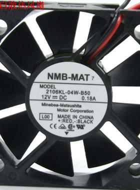 全新NMB12V 0.18A 5015双滚珠轴承散热风扇2106KL-04W-B50 59团购