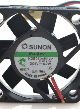 原装KDE0504PFV2台湾SUNON建准5V 4010悬磁浮充电器静音风扇0.7W