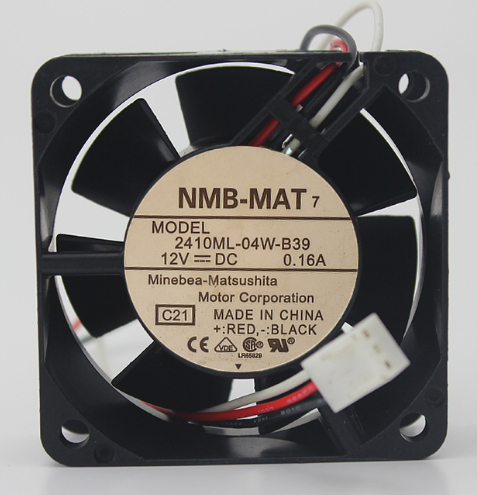 2410ML-04W-B39/30全新原装NMB 6025电脑机箱风扇12v 0.16A双滚珠