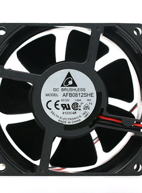 全新热销AFB0812SHE  0812EHE 0812GHE台达Delta 12v 8038风扇耐
