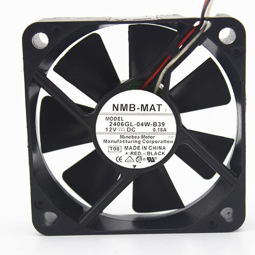 NMB 2406GL-04W-B39/30 12V 0.18A 3线信号检测 6015 变频器风扇