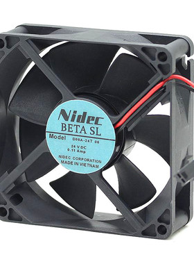 D08A-24TU06 05 04 03 02 01新品 Nidec8025 24V游戏风扇011A两线