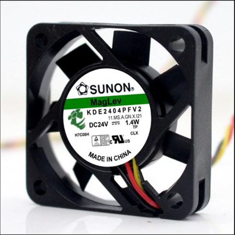 KDE2404PFV2 4010 24V 1.4W 建准 SUNON 4CM 2线静音变频器风扇