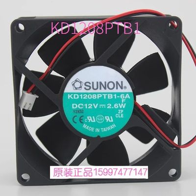 KD1208PTB1全新建准SUNON 8025厘米1.7W滚珠多平台机箱12V风扇