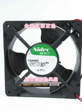 全新原装NIDEC TA450DC B33534-33A  12038 24V游戏散热风扇0.45A