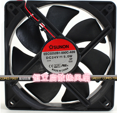 全新原装建准SUNON滚珠纯铜EEC0252B1-000C-A99 12025 24V散热风