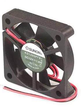 KD1205PFB1 DC12V 1.6W全新原装建准SUNON 50*50*10 2线散热风扇