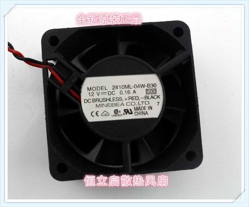 全新原装NMB 2410ML-04W-B30/39 6025 12V 0.16A静音散热风扇现货