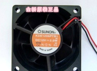 DC12V电脑工业轴流风扇22W SUNON建准6025MM KDE1206PTB1原装 新品