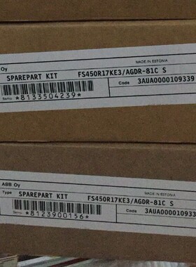 FS225R12KE3/AGDR-81C功率板ABBGBT模块FS225R12KE3/AGDR-71C现货