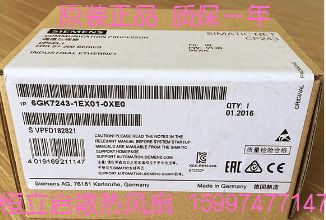 6GK7243-1EX01-0XE0新品S7200CP243-1以太网模块6GK72431EX010XE0