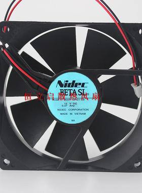 NIDEC原装D08T-24TS4 09/11 24V 0.26A 8025 8CM大风量变频器风扇