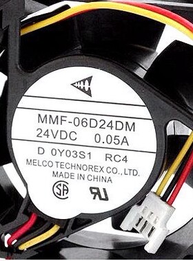 全新三菱V7变频器DC24V风扇MMF-06D24DM-RC7 60*60*25MM大量库存