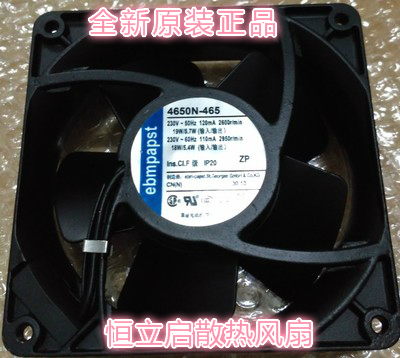 4650N-465德国风机ebmpapst 4656N 12038AC220V耐高温散热风扇4寸