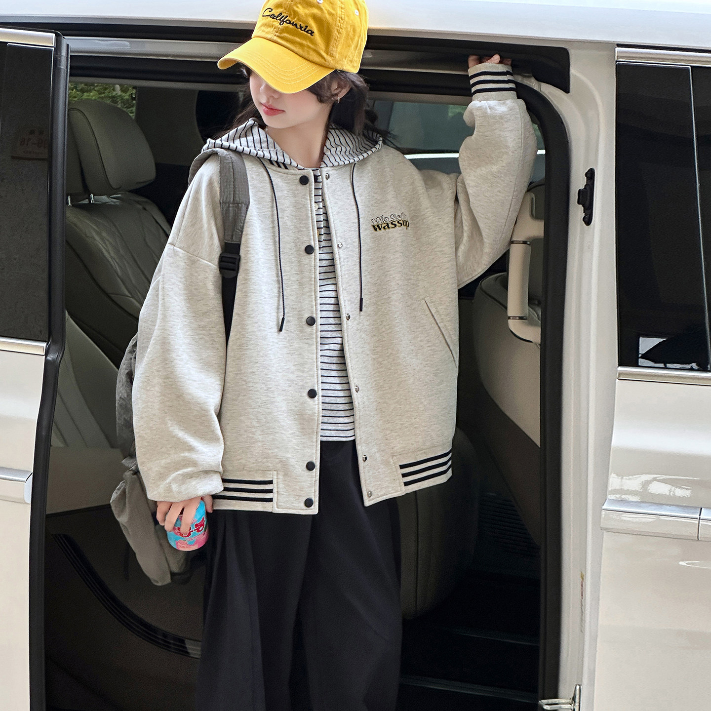 女大童春装2026新款棒球服外套图片