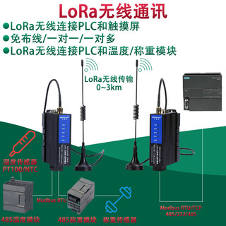 艾莫迅LORA无线远程模块433M射频 串口透传RS232/485收发数传电台