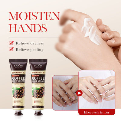 Smooth Skin Coffee Hand Cream Moisturizing Lighten Wrinkles