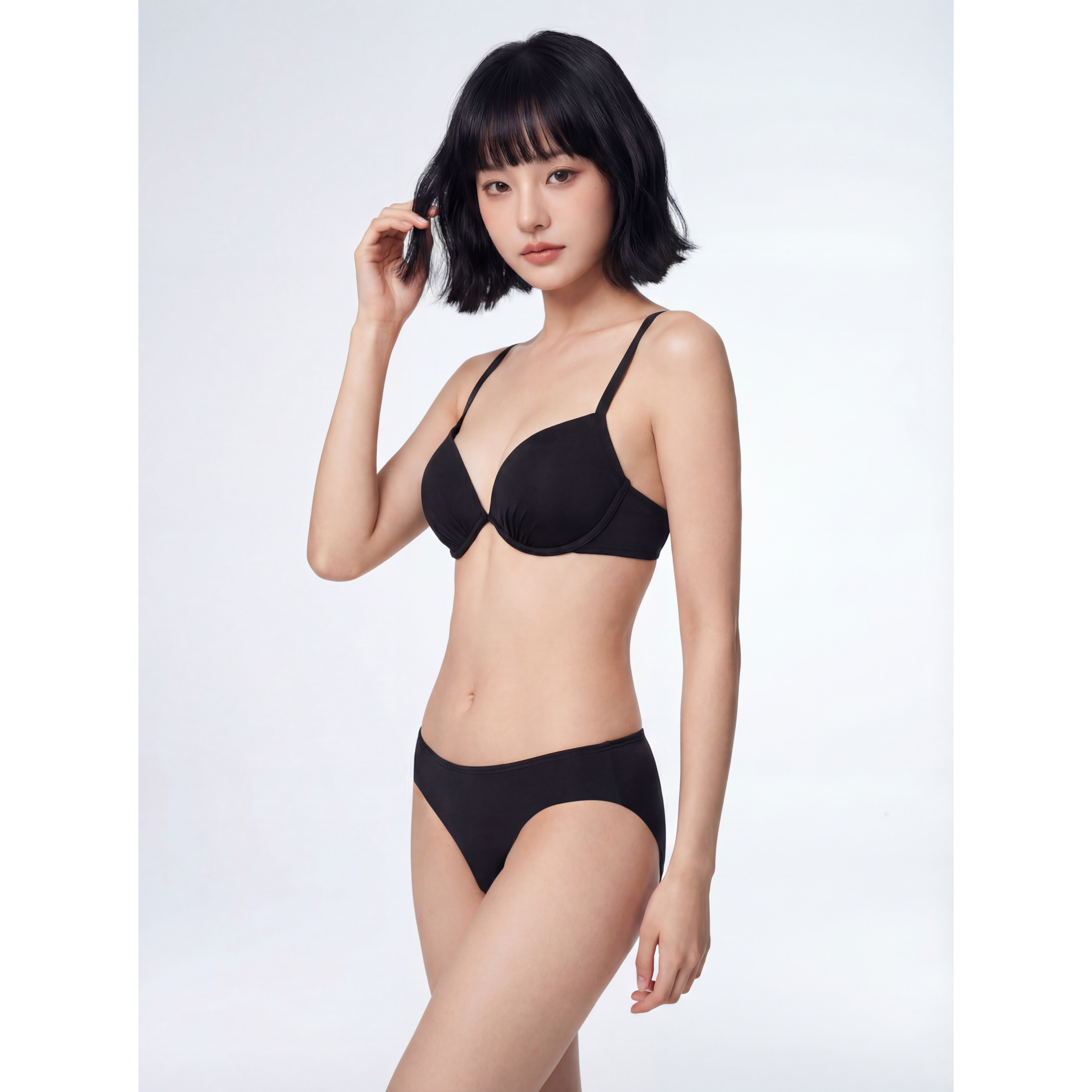 艺考显瘦显腿长比基尼泳装