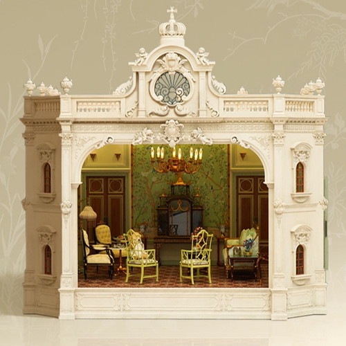 微观臻慕 6分 法式中国风 微缩场景模型 娃娃屋