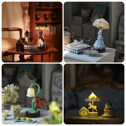 【新品预】微观臻慕6分台灯摆件系列可亮灯带开关娃屋氛围感神器