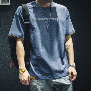 清仓捡漏夏季新款冰丝短袖T恤男士青少年韩版潮流薄款半袖上衣男