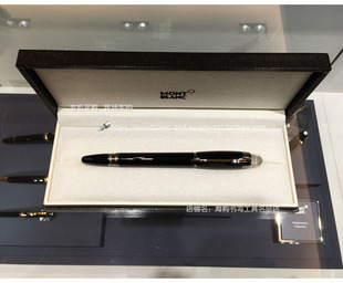 Montblanc/万宝龙星际行者系列时光行者午夜黑铑金签字笔