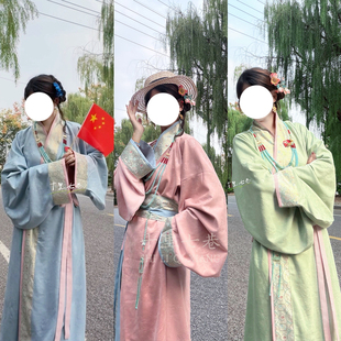 十里七巷 冬意绒绒 原创马王堆直裾交领右衽国风冬季改良汉服