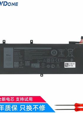 适用 戴尔Dell G7 17 7700 P46E V0GMT 4K1VM 笔记本电池