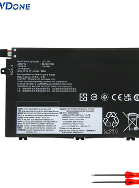 适用联想L17M3P52 L17C3P51 L17L3P51 01AV448 447 446笔记本电池