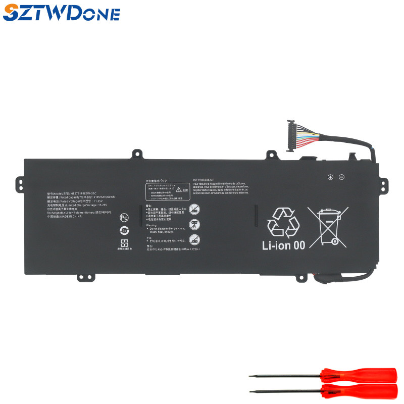 适用华为 HB5781P1EEW-31C EMD-W56 MRG-W76 笔记本电池