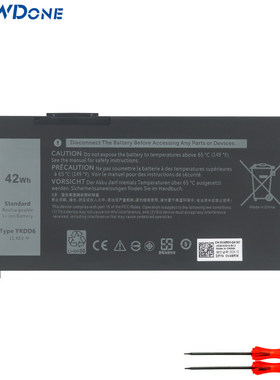 适用戴尔Inspiron 5482 5485 5488 5493 3482 YRDD6 笔记本电池