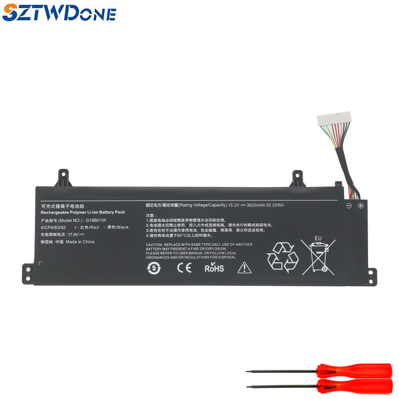 适用 小米Redmi G 游戏本 RMG2103-AB RMG2212-AI/AD 笔记本电池