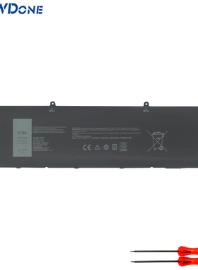 适用外星人Alienware X15 X17 R1/R2 DWVRR P48E P111F笔记本电池