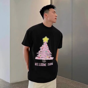 夏季 26SS小众潮牌美式 TRACK T恤 情侣半袖 短袖 宽松男士 WELLDONE