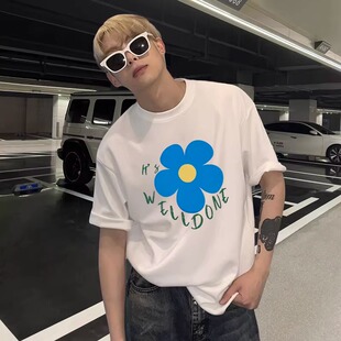 短袖 WELLDONE T恤 情侣半袖 纯棉宽松男士 TRACK 26SS小众潮牌夏季
